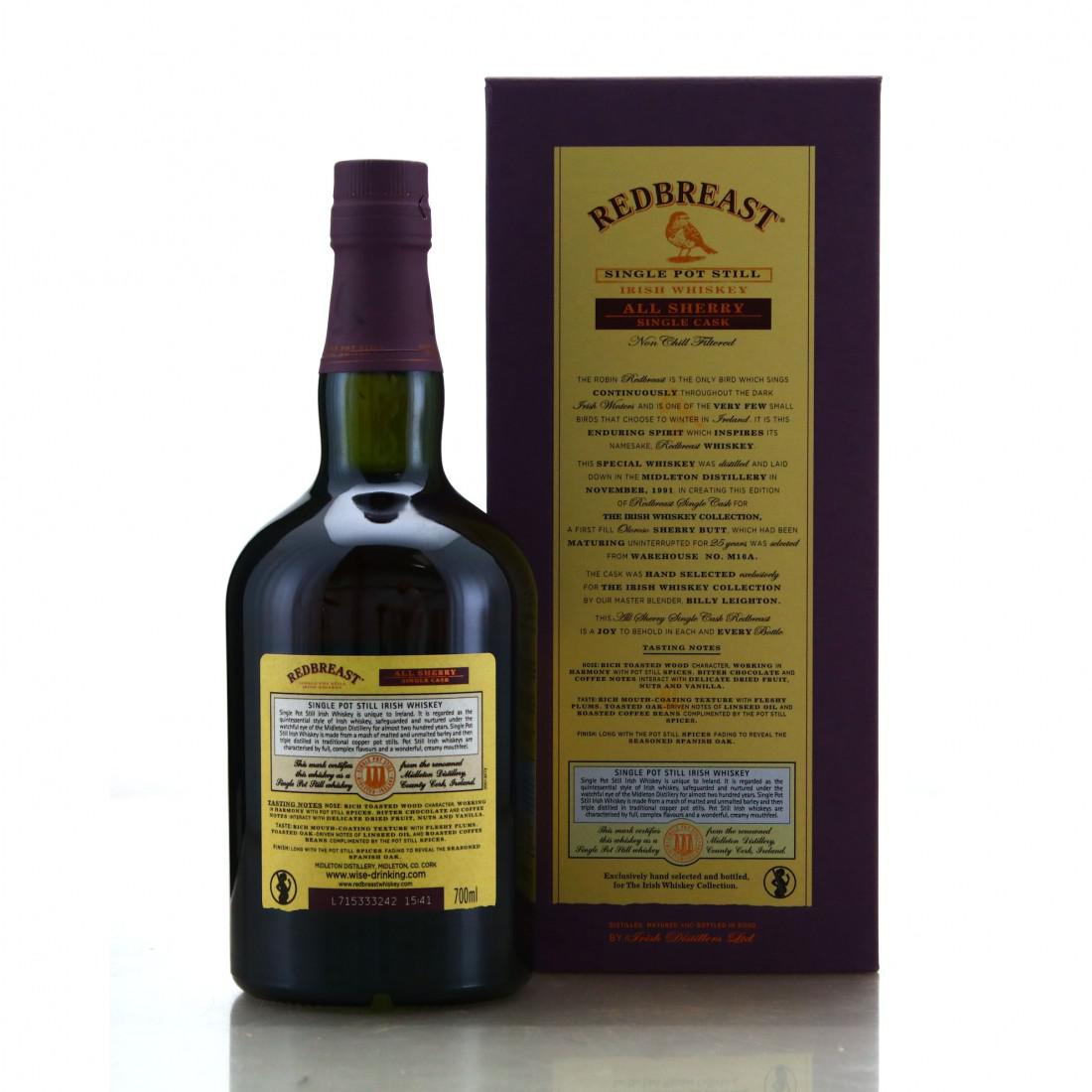 Redbreast 1991 All Sherry Single Cask 25 Year Old #42966 / The Loop