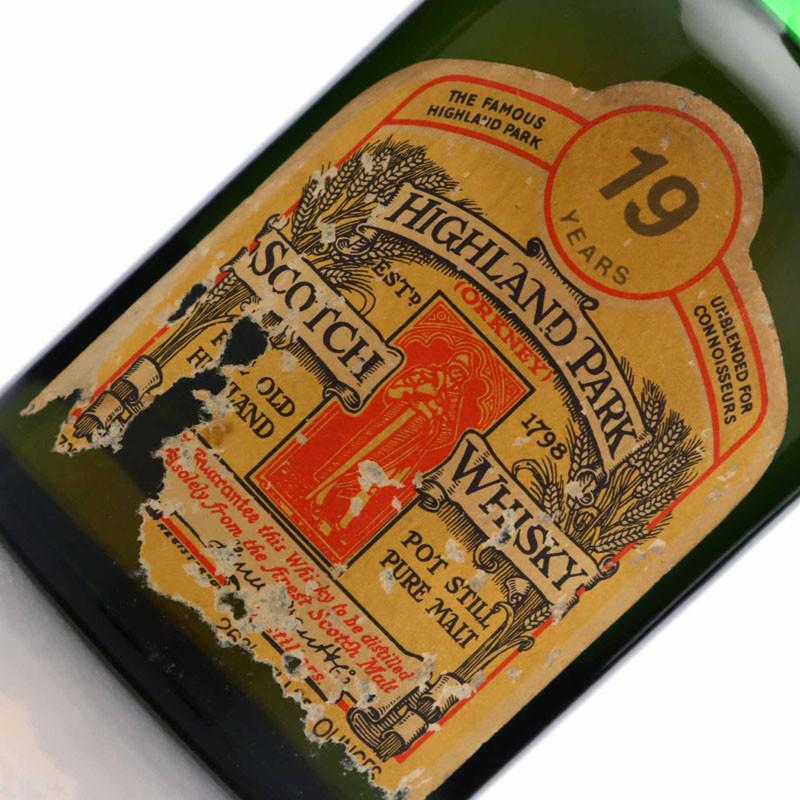 Highland Park 19 Year Old Magnus Label 1970s / Giaccone Whiskyteca Garten