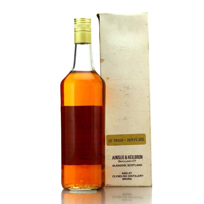 Clynelish 12 Year Old Ainslie and Heilbron 1970s
