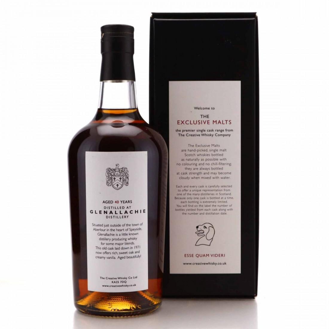 Glenallachie 1971 Exclusive Malts 40 Year Old