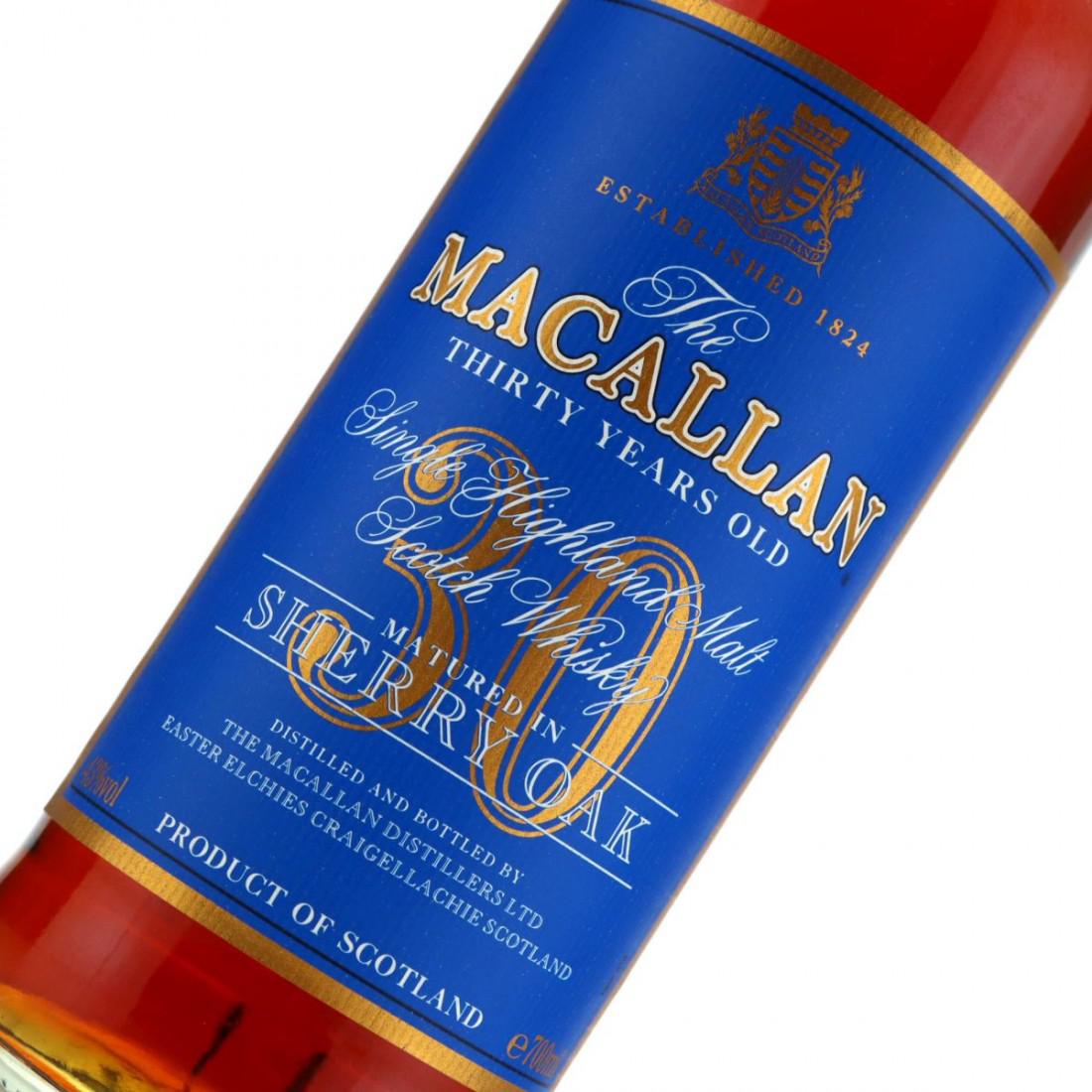 Macallan 30 Year Old 1990s-00s
