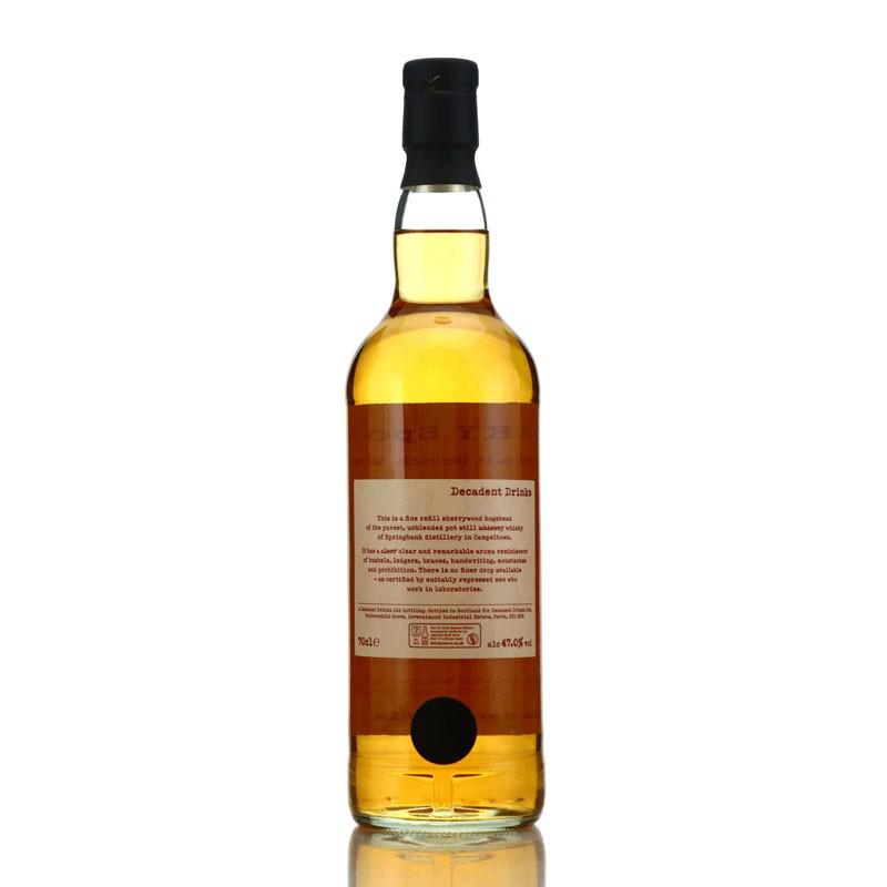 Springbank 1994 Whisky Sponge 27 Year Old Edition No.60a