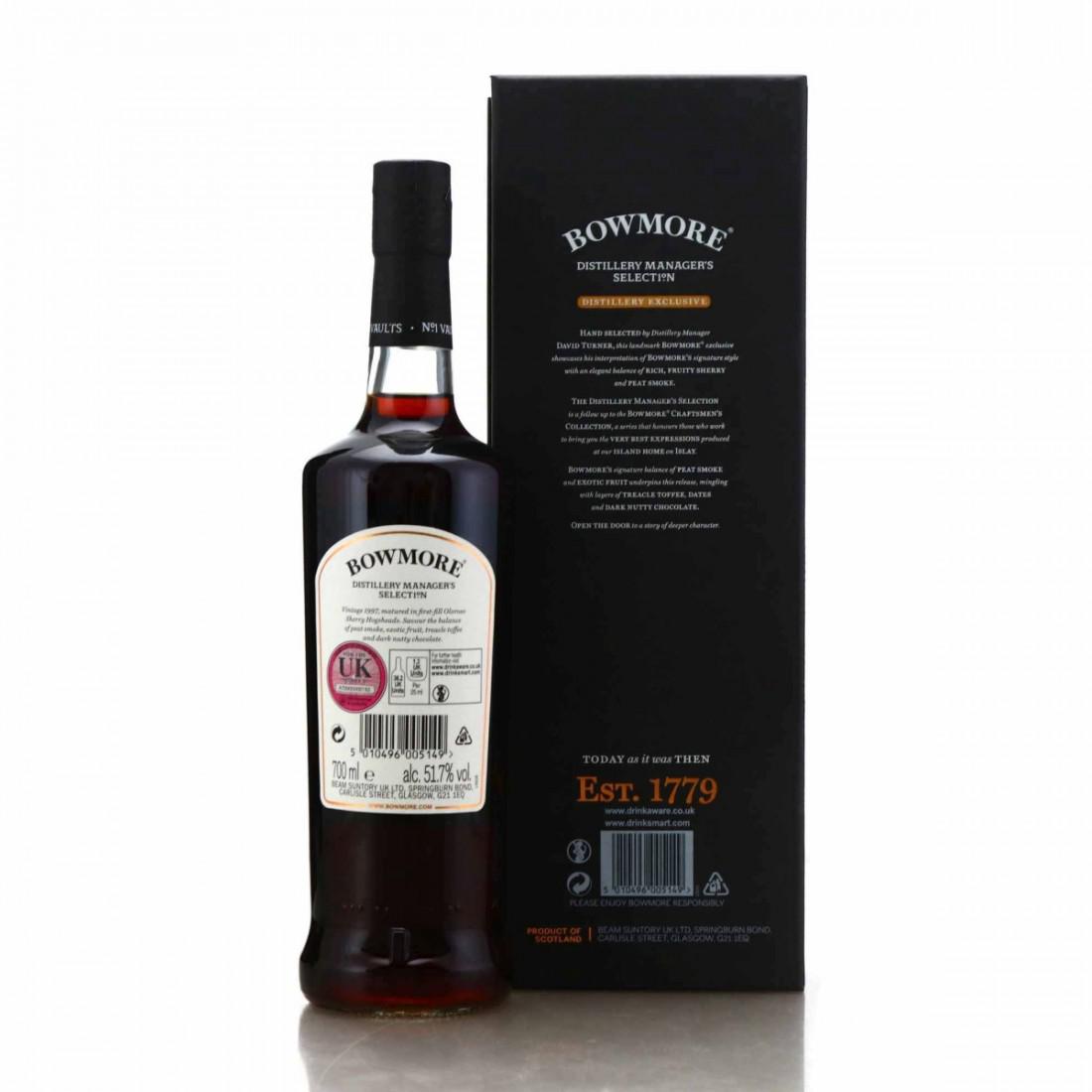 Bowmore 1997 Distillery Manager's Selection / Distillery Shop