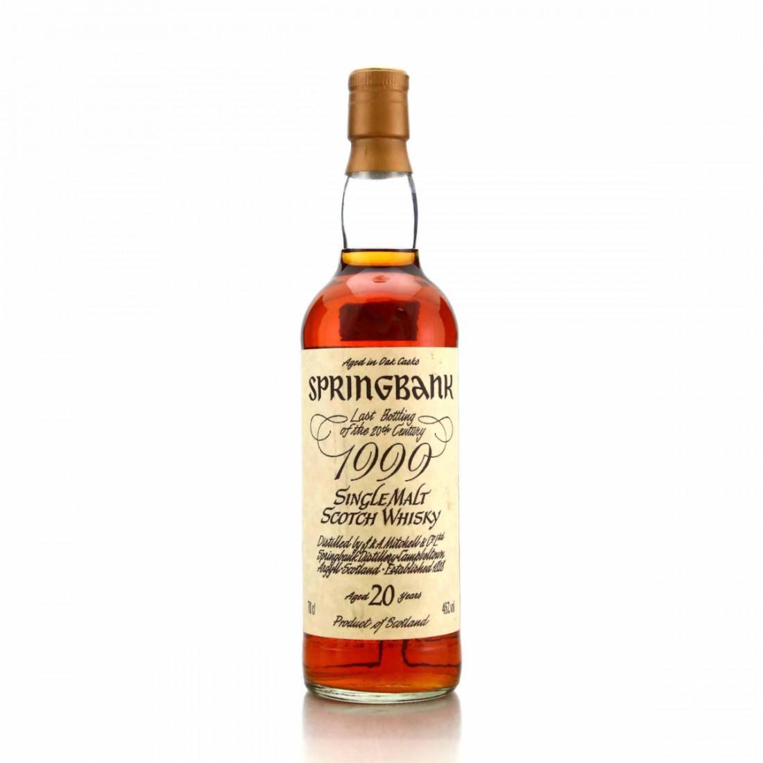 Springbank 1999 20 Year Old / Last Bottle Of The 20th Century