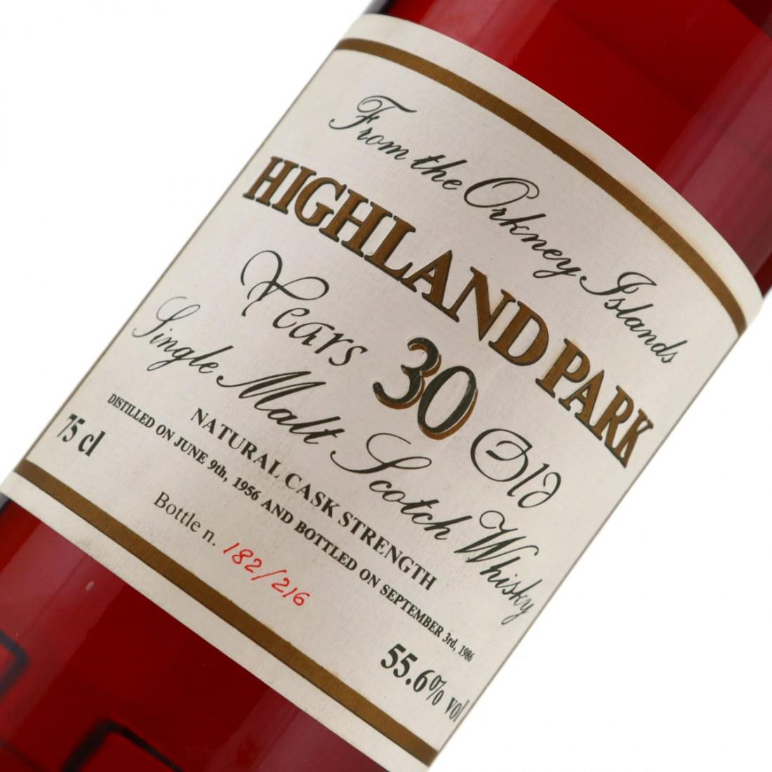 Highland Park 1956 Intertrade 30 Year Old Cask Strength