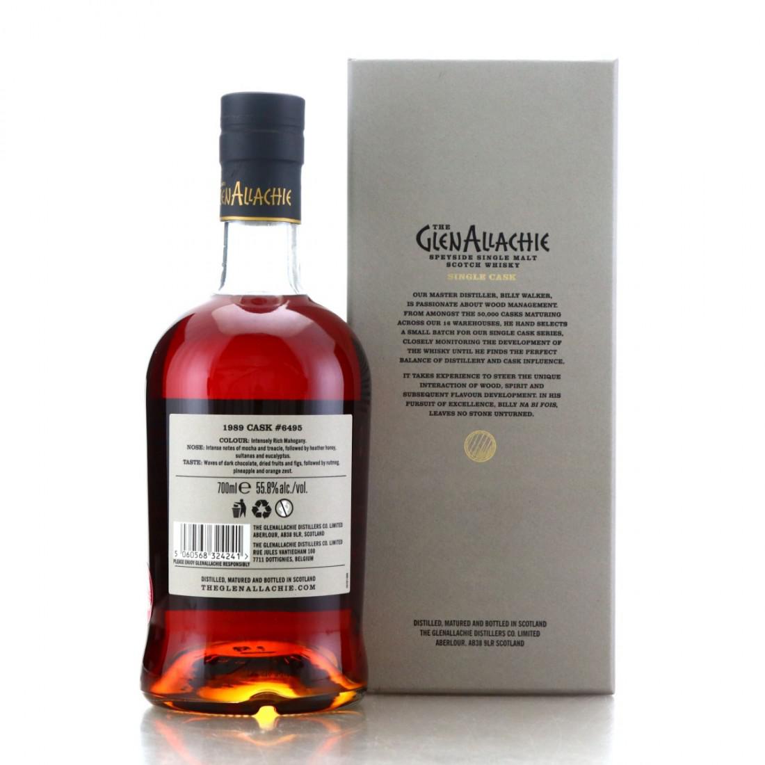 Glenallachie 1989 Single PX Puncheon 32 Year Old #6495 / UK