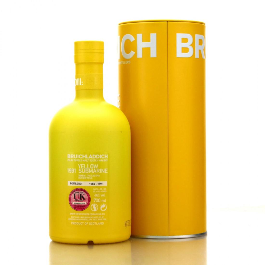 Bruichladdich 1991 Yellow Submarine 25 Year Old / WMD III