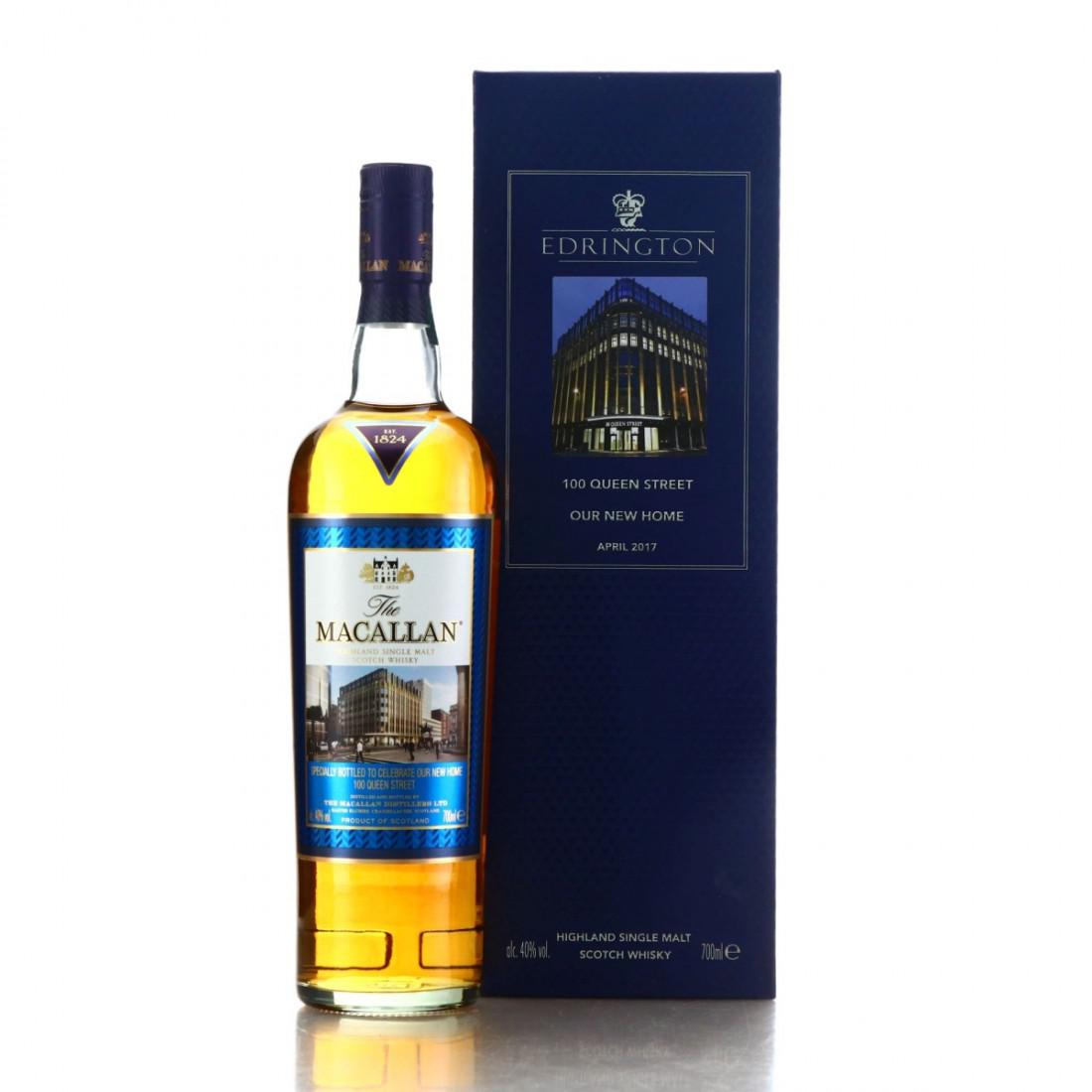 Macallan Welcome to 100 Queen Street / Edrington