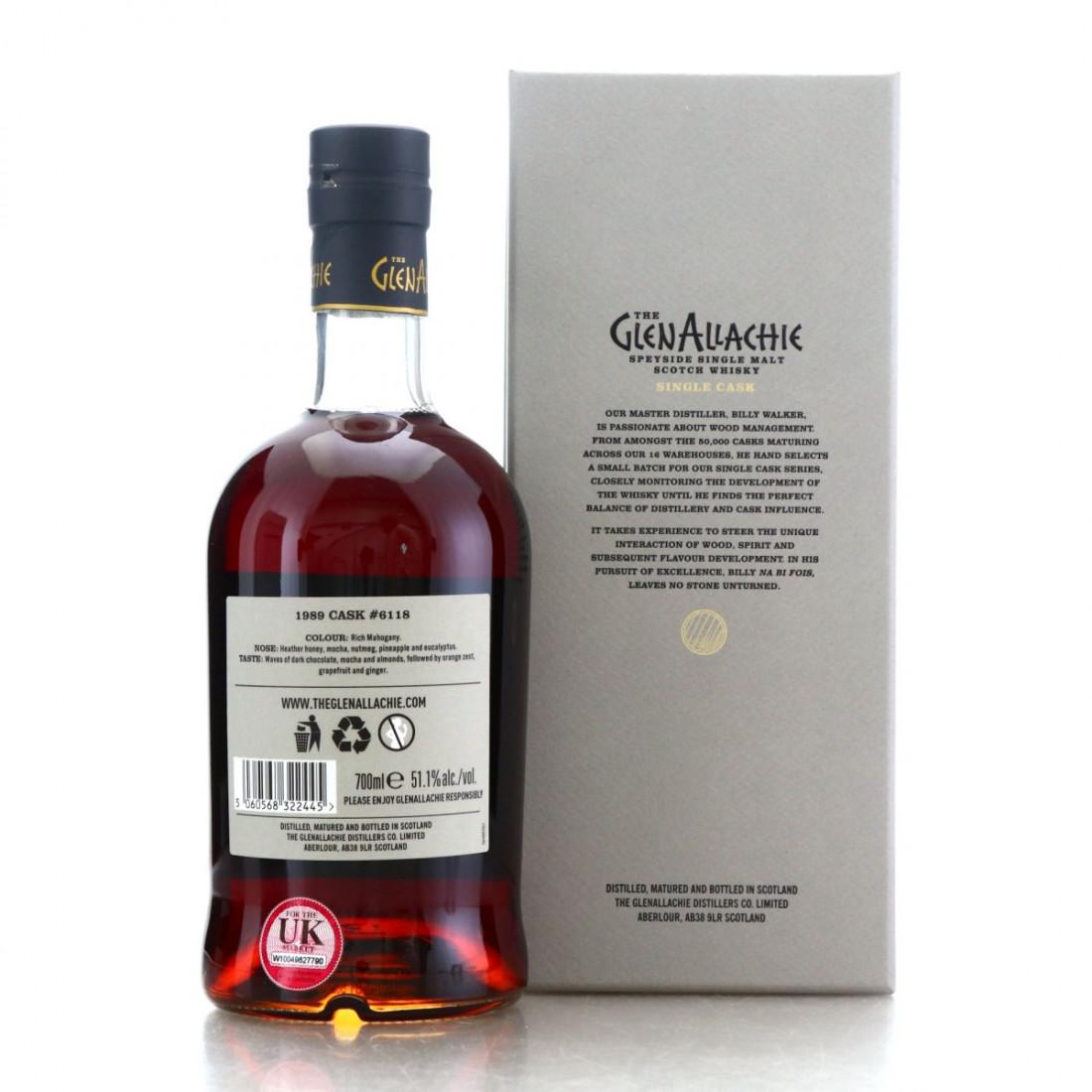 Glenallachie 1989 Single Oloroso Cask 31 Year Old #6118 / UK