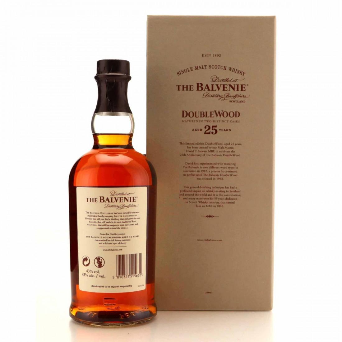 Balvenie 25 Year Old DoubleWood / 25th Anniversary