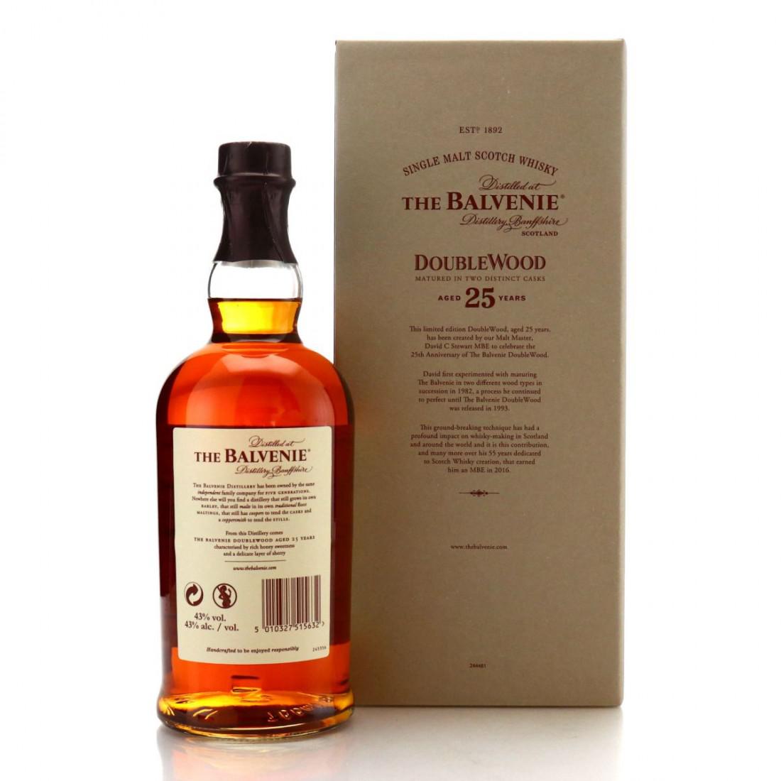 Balvenie 25 Year Old DoubleWood / 25th Anniversary