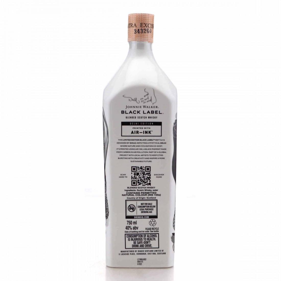 Johnnie Walker Black Label 12 Year Old DEL Air Ink 75cl