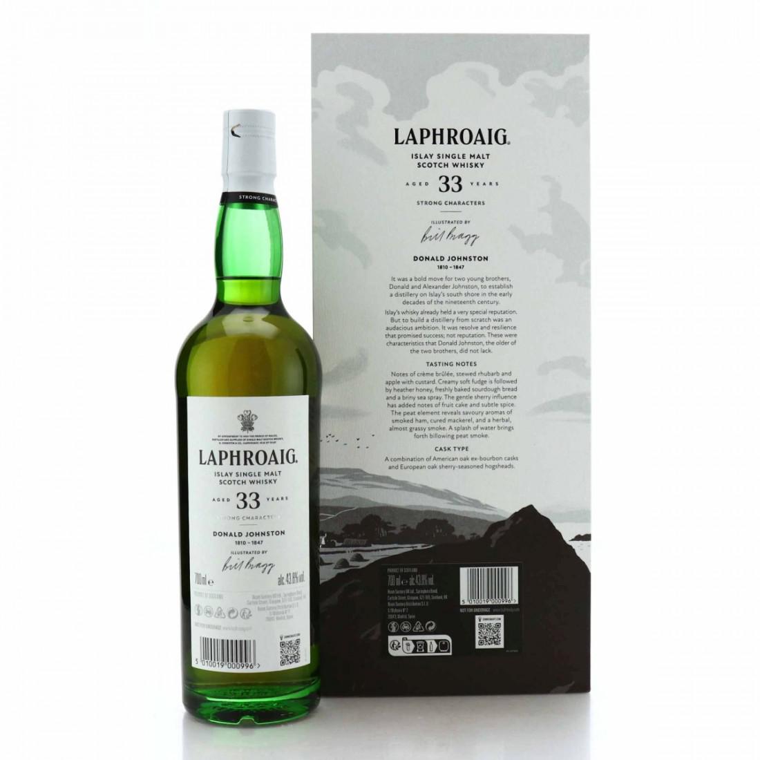 Laphroaig 33 Year Old Strong Characters