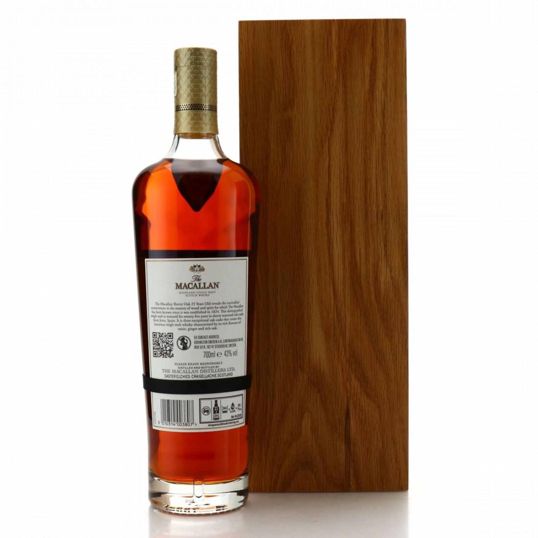 Macallan 25 Year Old Sherry Oak 2024 Release