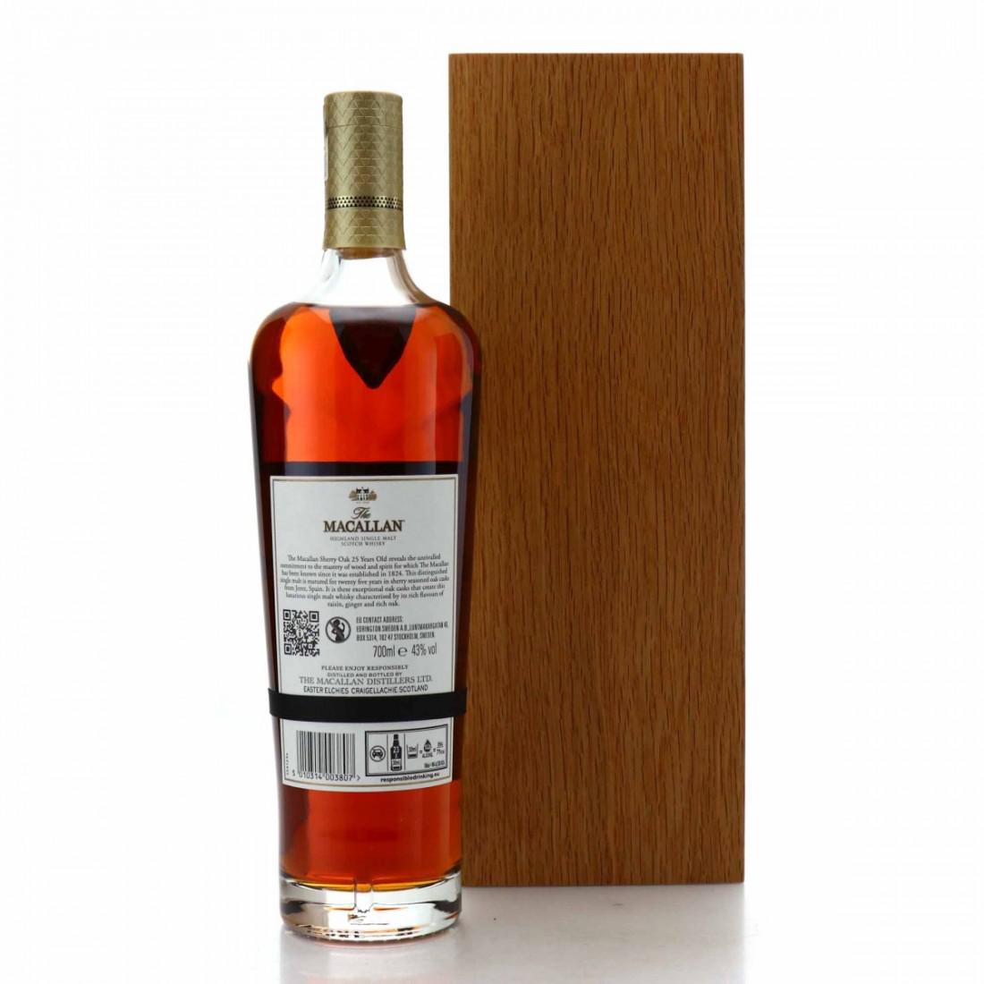 Macallan 25 Year Old Sherry Oak 2024 Release
