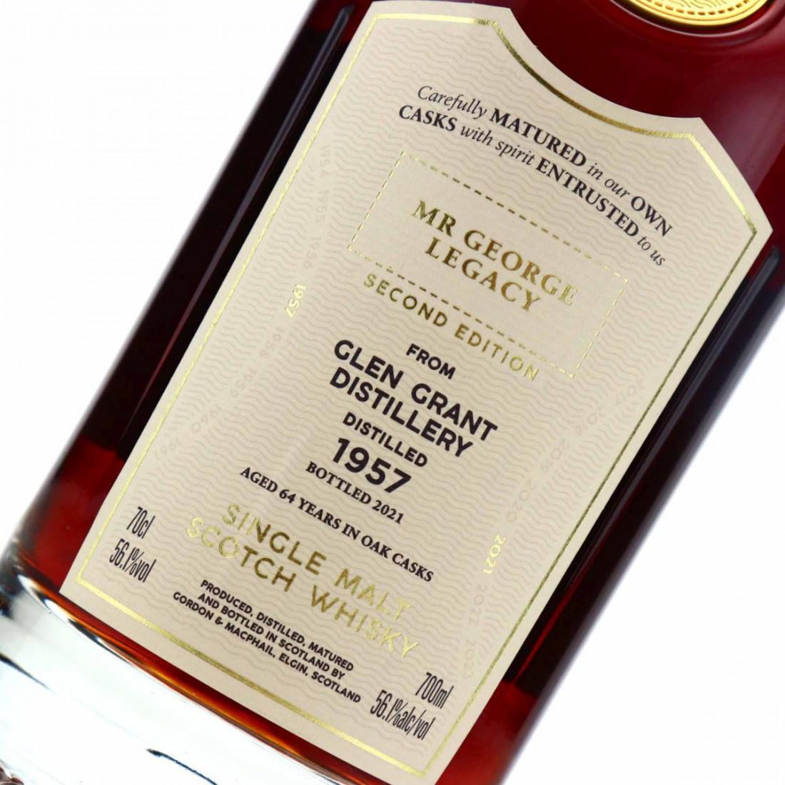 Glen Grant 1957 Gordon and MacPhail 64 Year Old Mr George Legacy / 2nd Edition