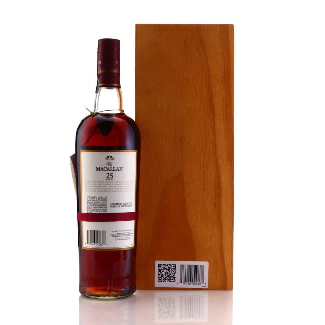Macallan 25 Year Old Sherry Oak 75cl / US Import