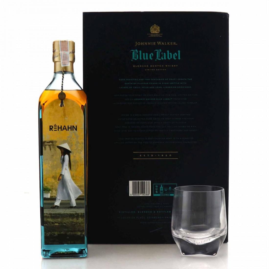 Johnnie Walker Blue Label 75cl / Rehahn Gift Pack