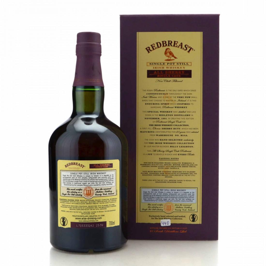 Redbreast 1991 All Sherry Single Cask 25 Year Old #42966 / The Loop