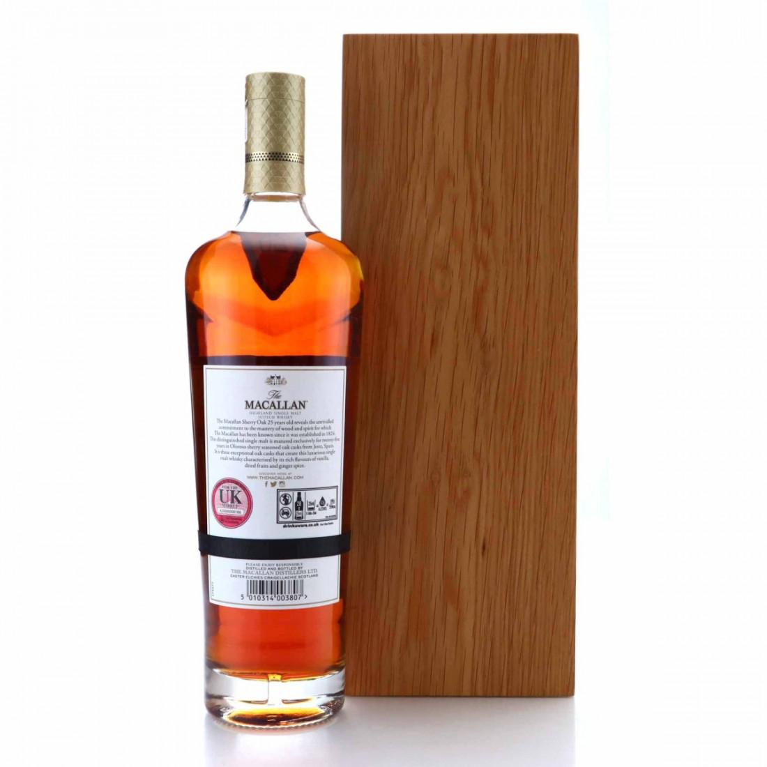 Macallan 25 Year Old Sherry Oak 2020 Release