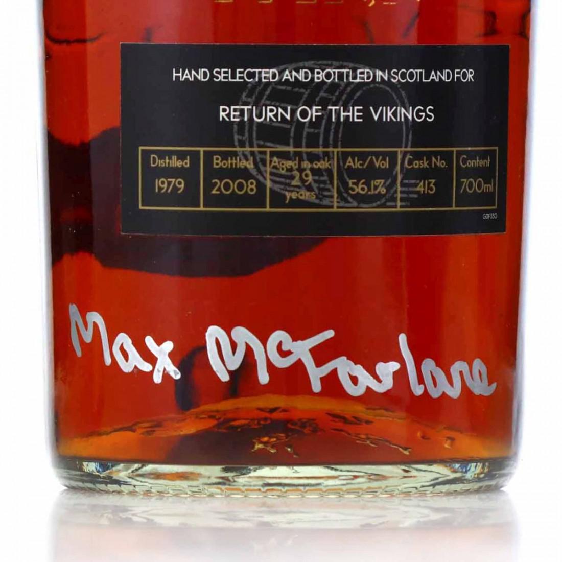 Highland Park 1979 Single Cask 29 Year Old #413 / Return of the Vikings - Signed