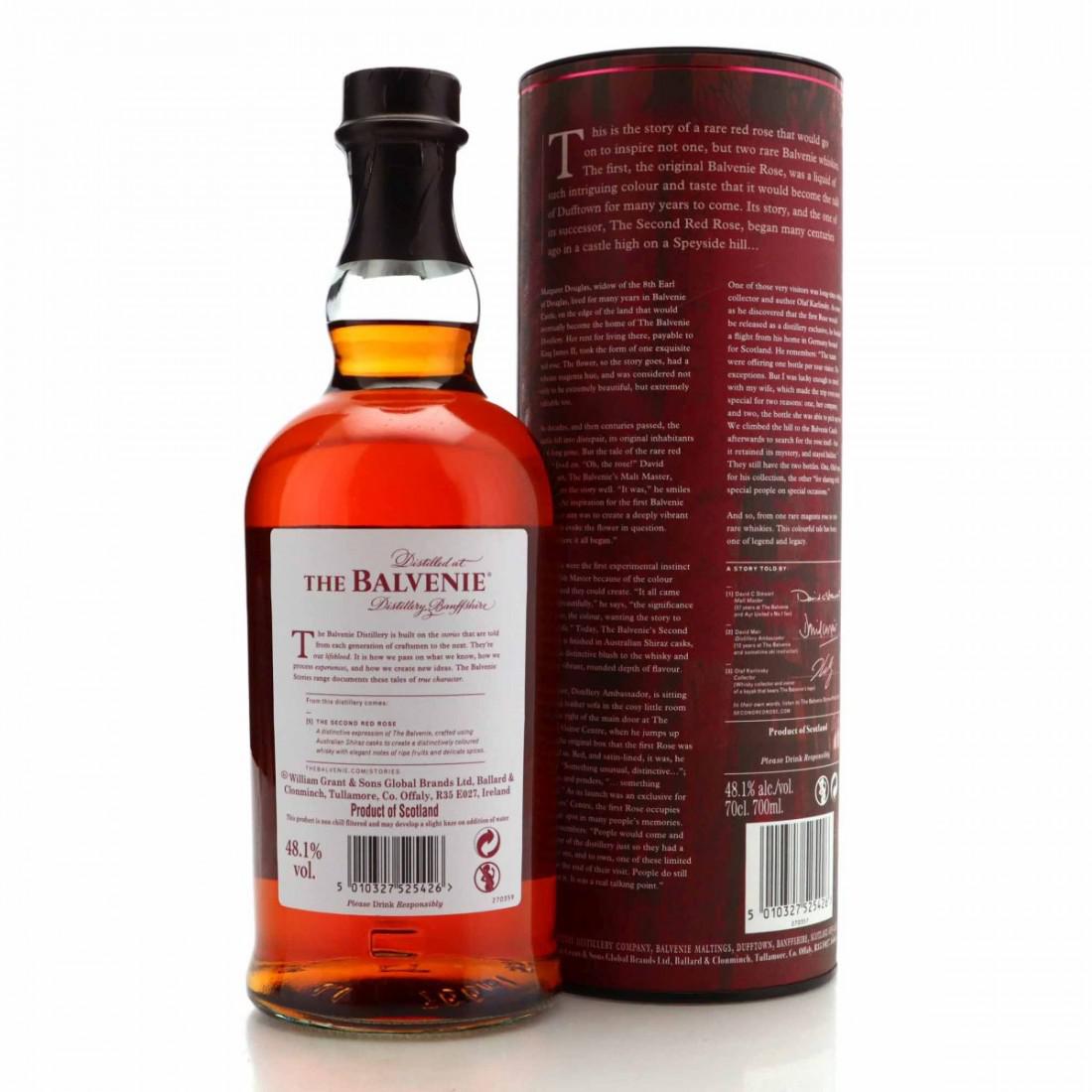 Balvenie 21 Year Old The Second Red Rose