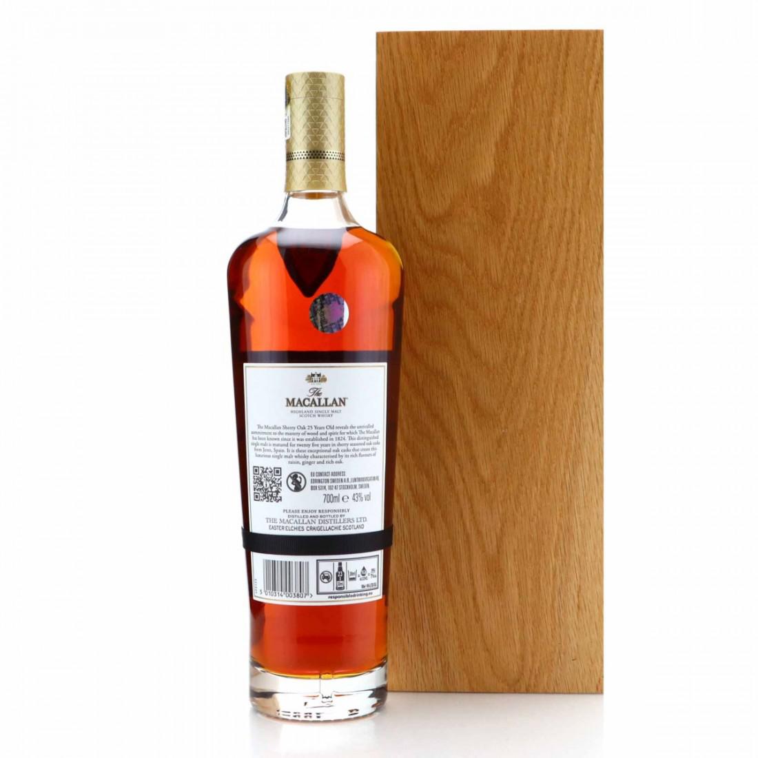 Macallan 25 Year Old Sherry Oak 2023 Release