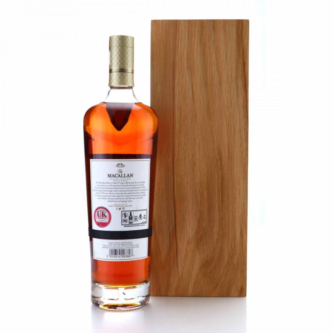 Macallan 25 Year Old Sherry Oak 2020 Release