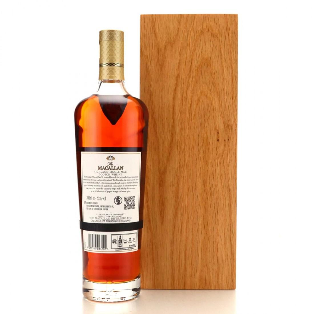 Macallan 30 Year Old Sherry Oak 2023 Release