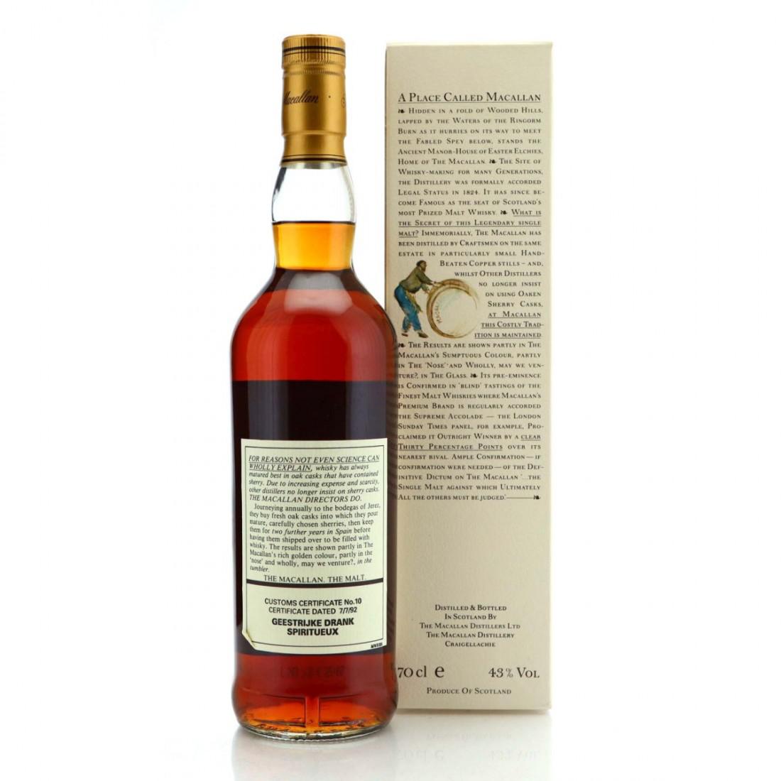Macallan 1974 18 Year Old