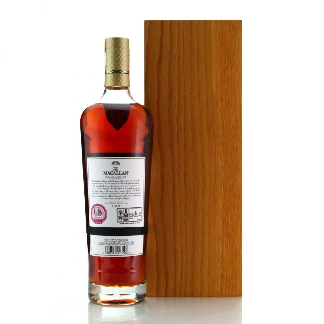 Macallan 30 Year Old Sherry Oak 2020 Release