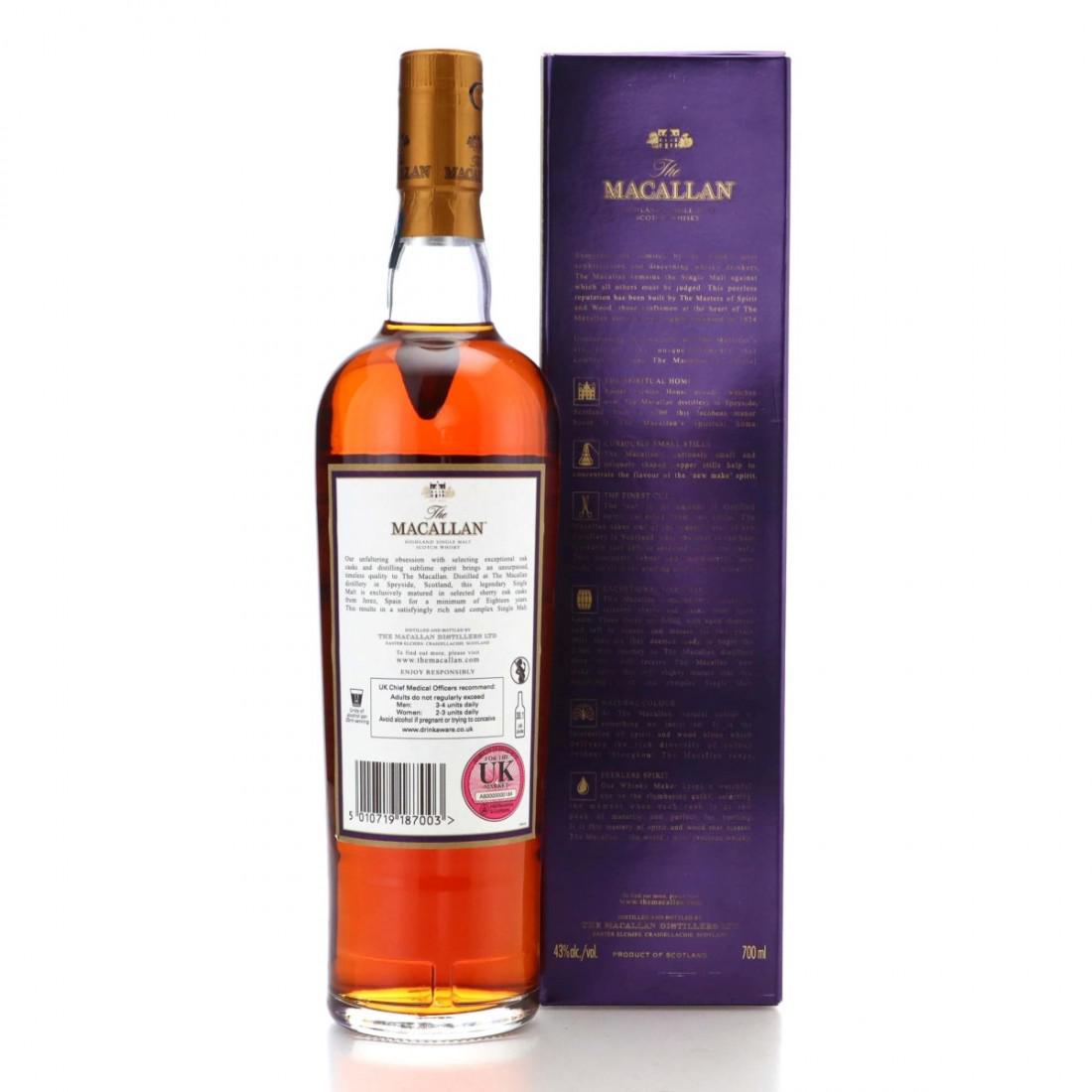 Macallan 1995 18 Year Old