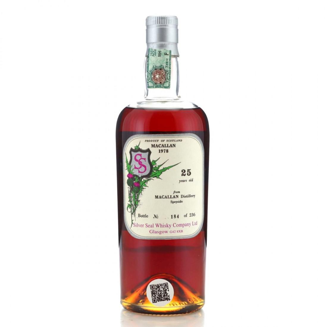 Macallan 1978 Silver Seal 25 Year Old