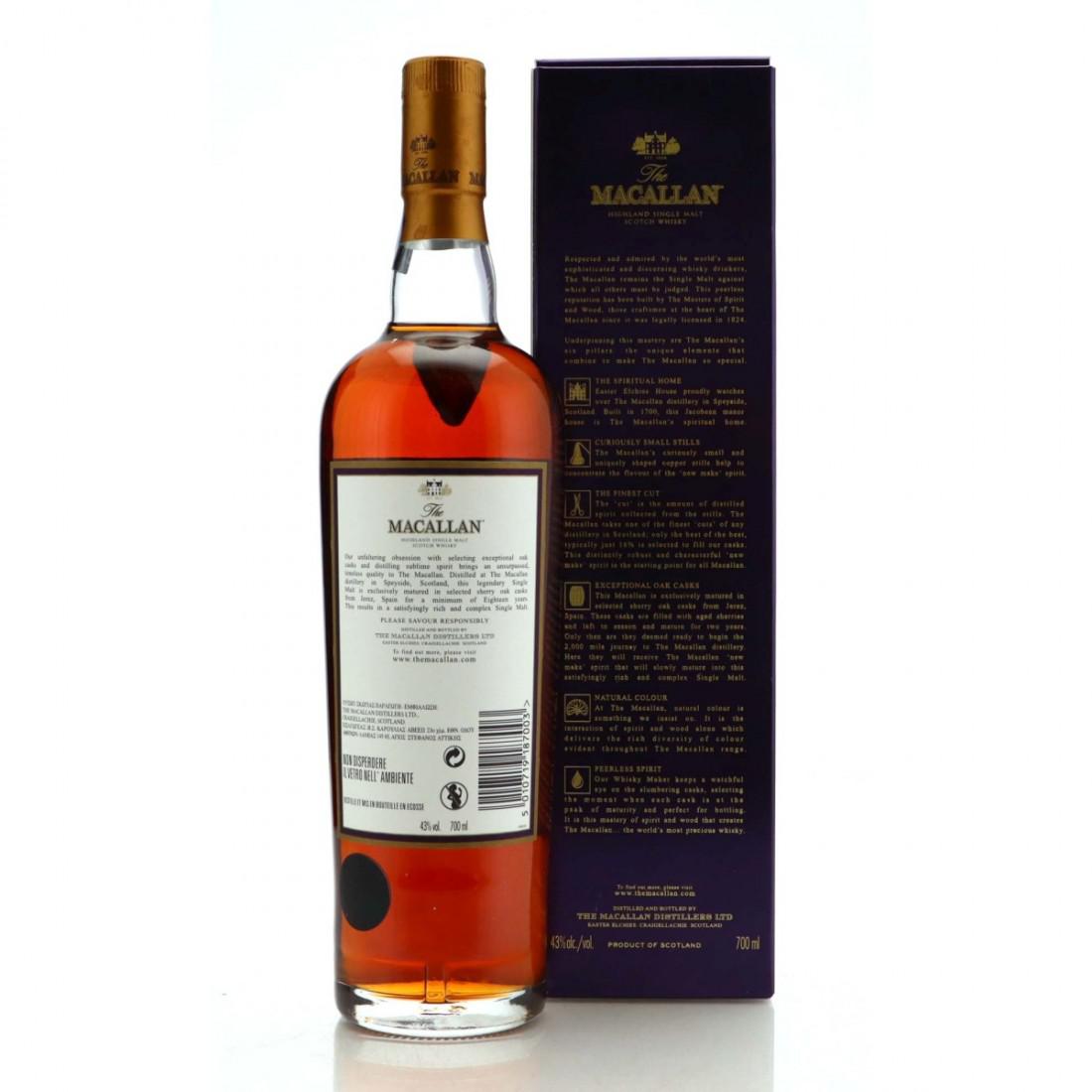 Macallan 1992 18 Year Old