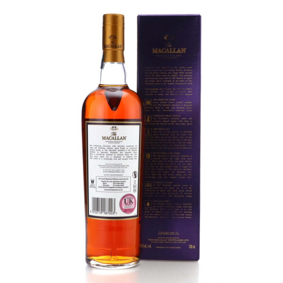 Macallan 1996 18 Year Old