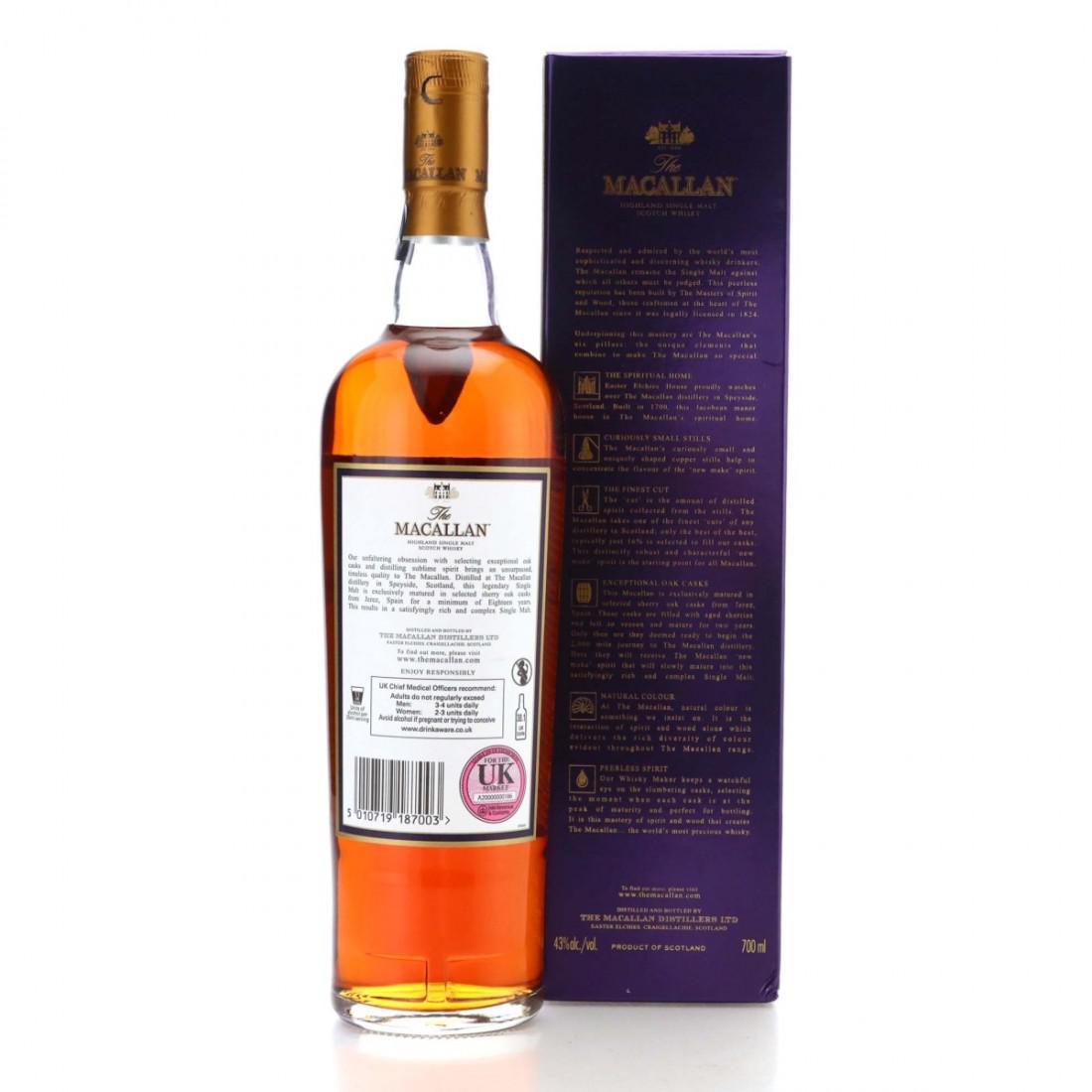 Macallan 1997 18 Year Old