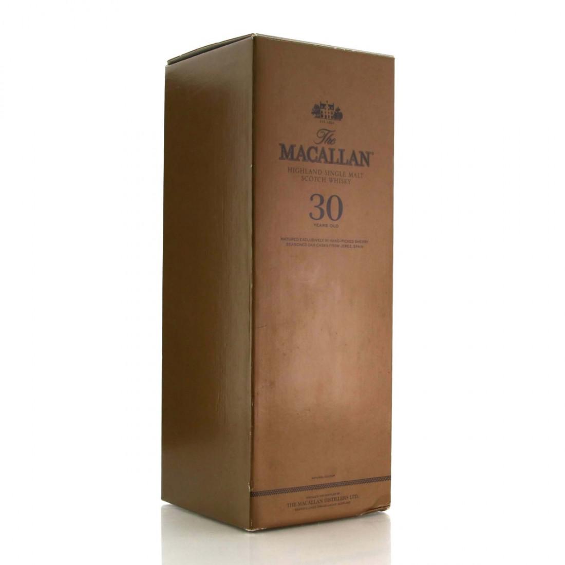 Macallan 30 Year Old Sherry Oak 2018 Release