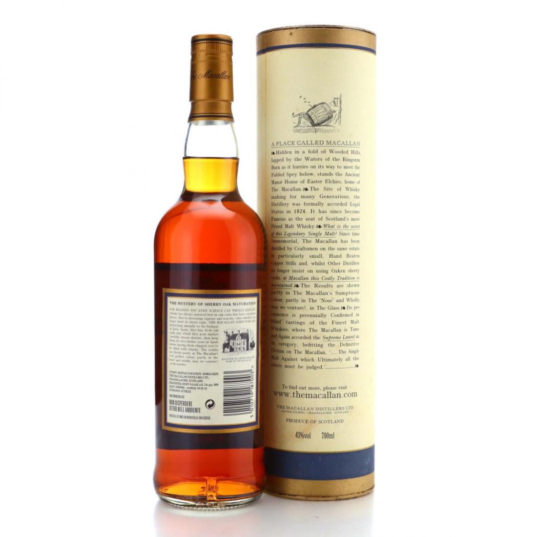 Macallan 1986 18 Year Old
