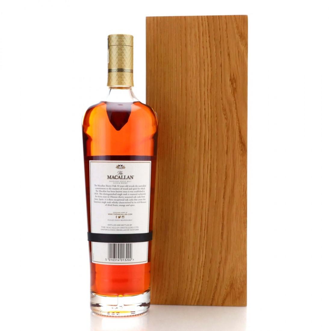 Macallan 30 Year Old Sherry Oak 2018 Release