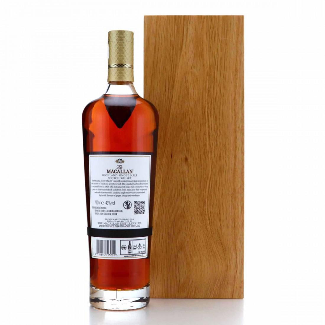 Macallan 30 Year Old Sherry Oak 2023 Release