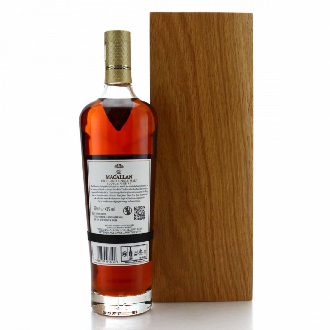 Macallan 30 Year Old Sherry Oak 2023 Release