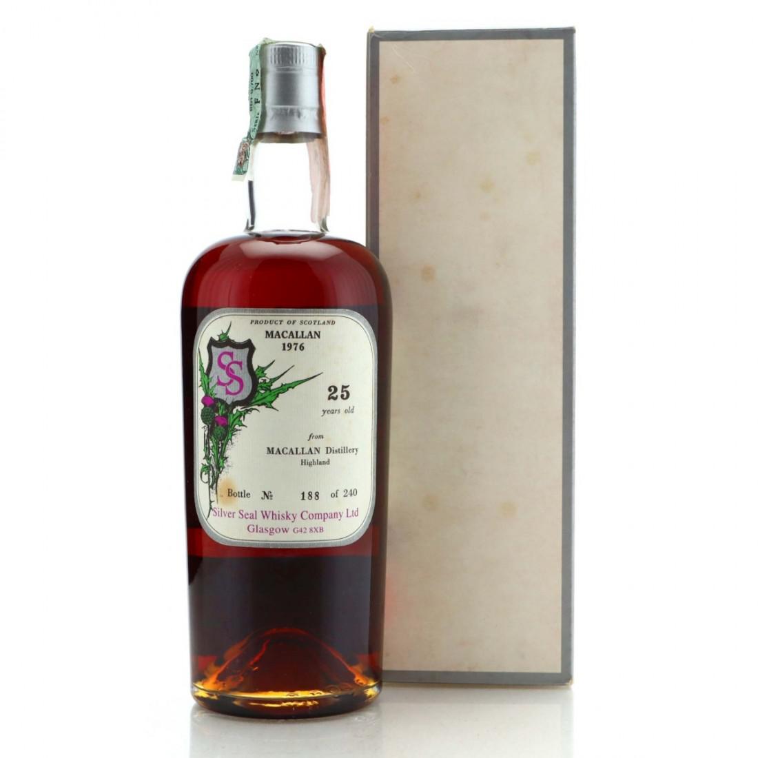 Macallan 1976 Silver Seal 25 Year Old / First Bottling
