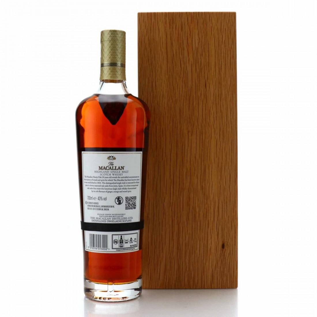 Macallan 30 Year Old Sherry Oak 2023 Release