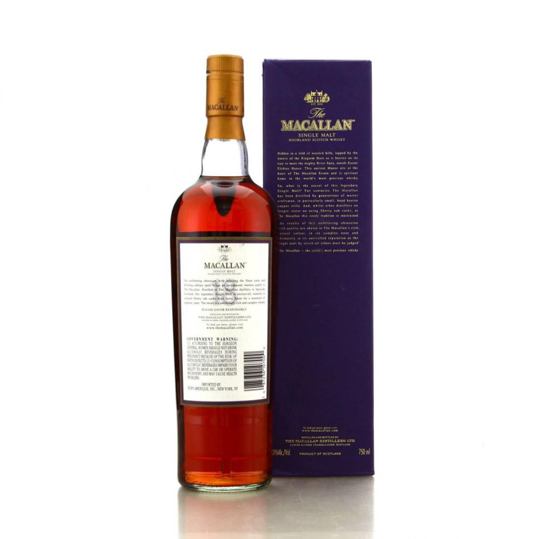 Macallan 1987 18 Year Old 75cl / US Import