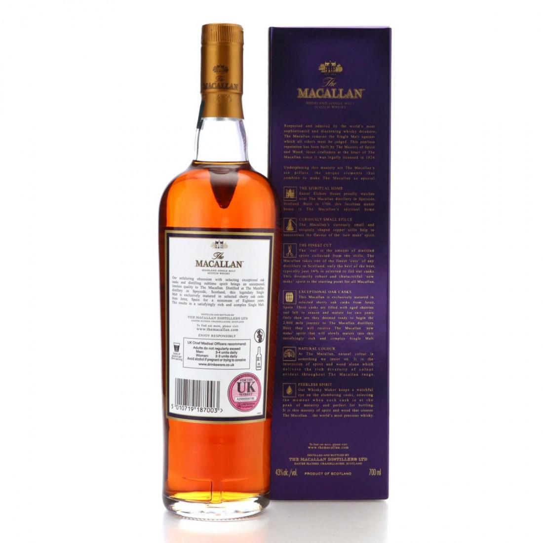 Macallan 1997 18 Year Old