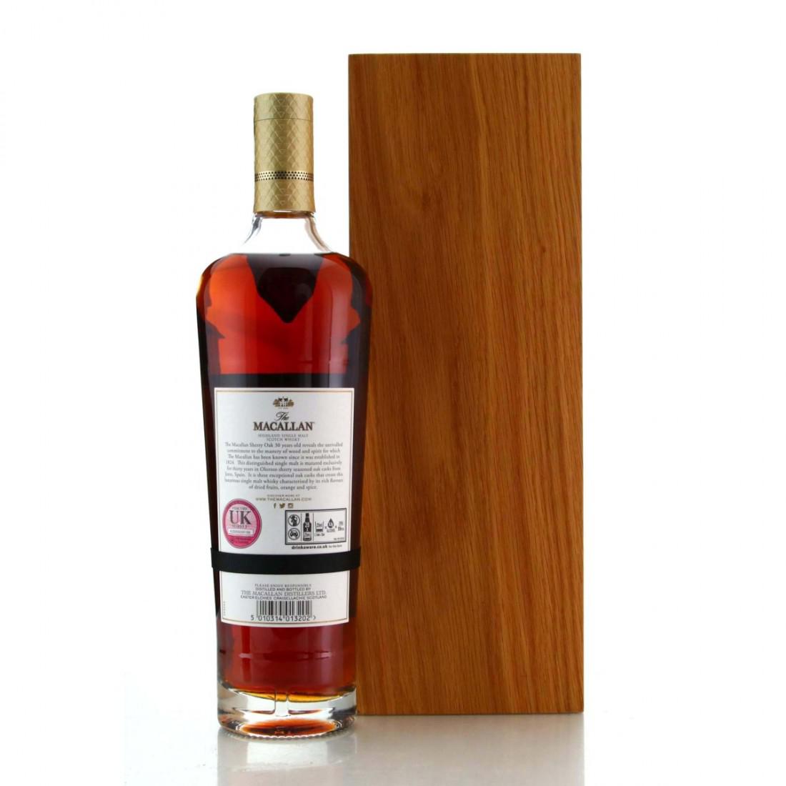 Macallan 30 Year Old Sherry Oak 2018 Release