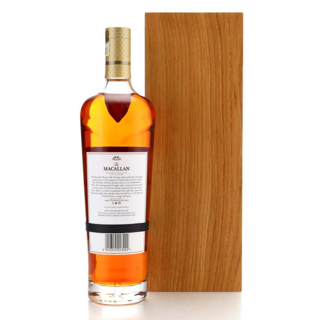 Macallan 30 Year Old Sherry Oak 2020 Release