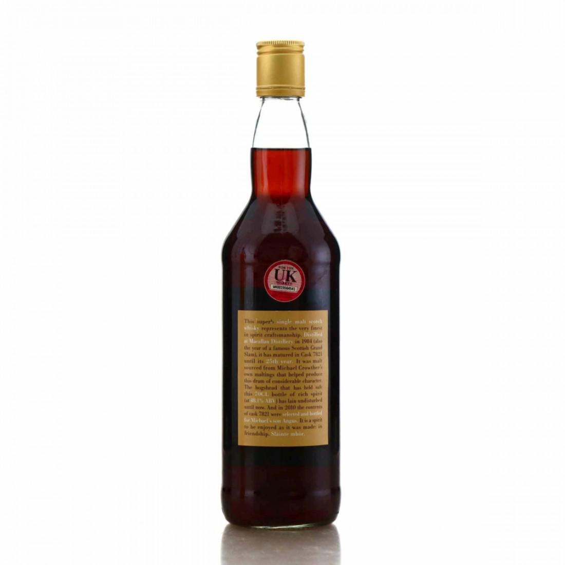 Macallan 1984 Crowther MacDougall 25 Year Old