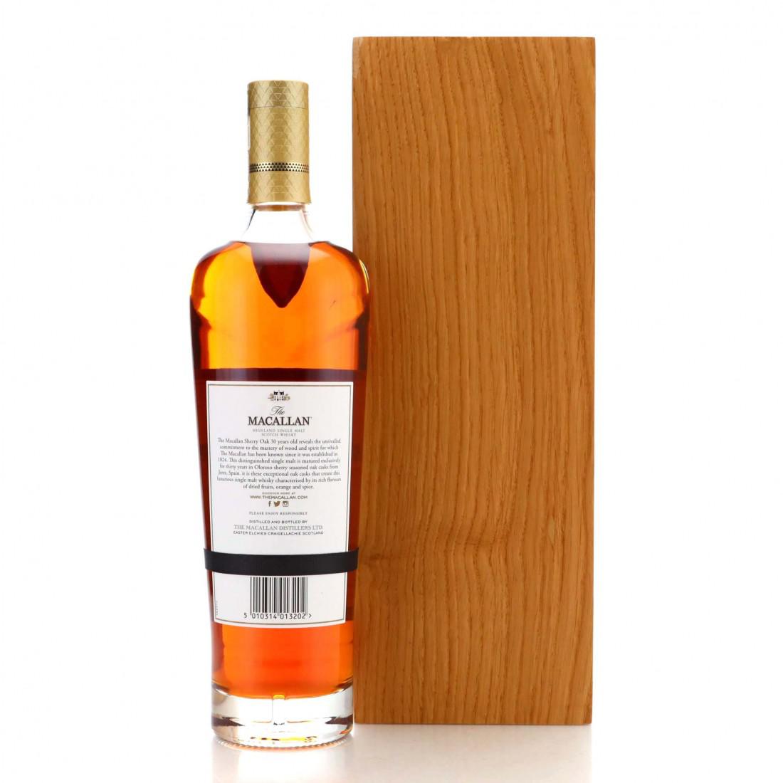 Macallan 30 Year Old Sherry Oak 2020 Release