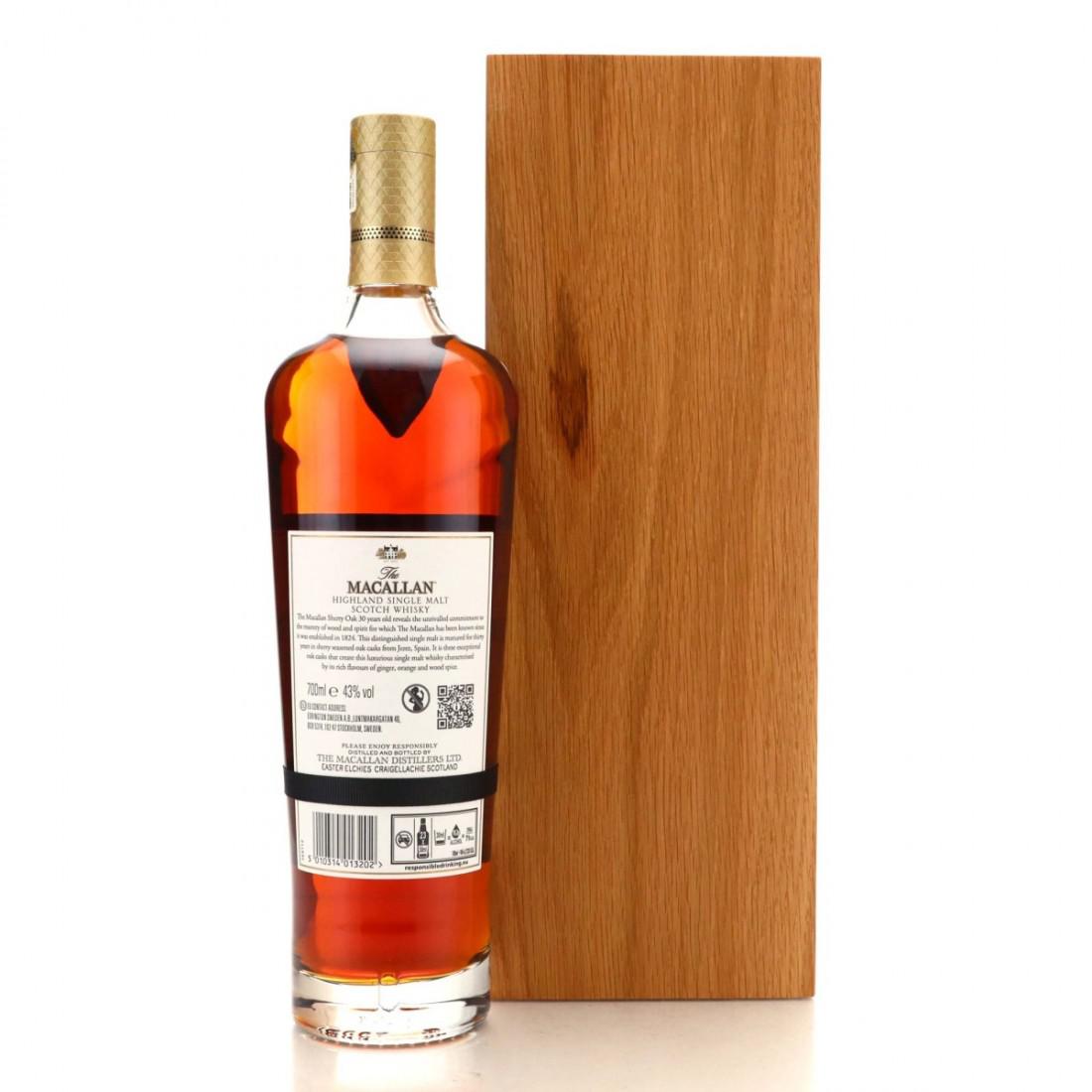 Macallan 30 Year Old Sherry Oak 2023 Release